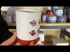 شموع زجاجية عادية معطرة بجرة 118 مل من odm Aroma Home