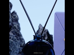 زجاجة ناشرة للزجاج ذات ديكور أنيق عتيق سعة 100 مل مع علبة هدايا بالعصي