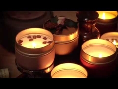 شمعة معطرة برائحة الزهور المجففة، هدايا زفاف مصنوعة يدويًا