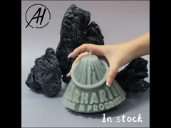 شمعة سيراميك برائحة الصويا خالية من الرصاص 230 جرام 6*6*10 سم