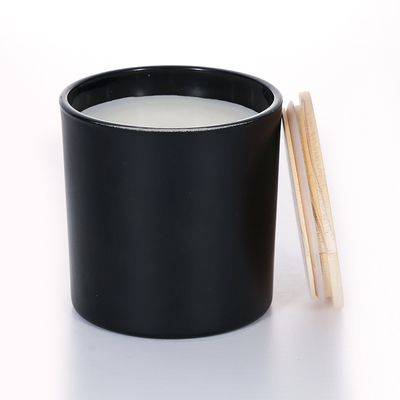 تخصيص OEM الفاخرة كبيرة شمع الصويا الفاخرة الزجاج الروائح العطور Woodwick حامل شمعة معطرة الجرار للمرأة هدية S