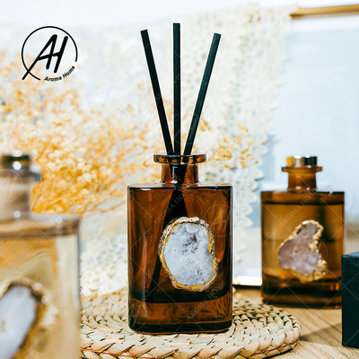 عبوة زجاجية برائحة لا حريق معطر برائحة القصب لديكور المنزل