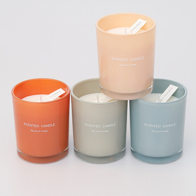 Aroma Home OEM Soy Wax Custom Glass Printing شمعة معطرة