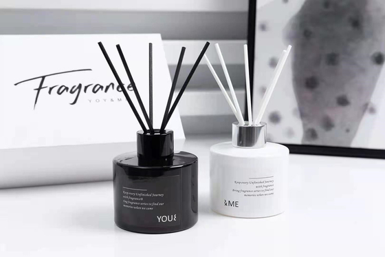 مجموعة هدايا Aroma Reed Diffuser 2pk 120 مل عطر فاخر مع الصندوق الأسود