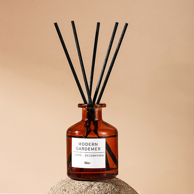 زجاجة بنية DPMA صغيرة معطر عطري وزيت 50 مل