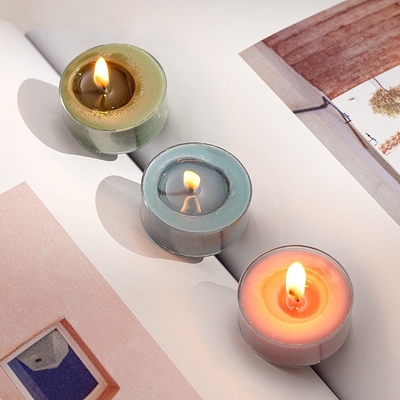 AROMA HOME 4 قطع حزمة الروائح لتقوم بها بنفسك عالية الجودة الزنجبيل البرتقال الورد العطر شموع الصويا المعطرة الشاي ضوء الشموع