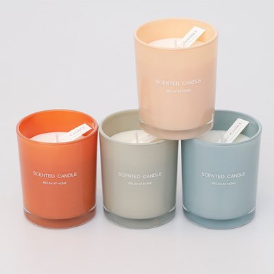 مجموعة علب الهدايا العطرية من AROMA HOME الأكثر مبيعًا مجموعة برطمان زجاجي مخصص 100٪ مجموعة شموع معطرة طبيعية