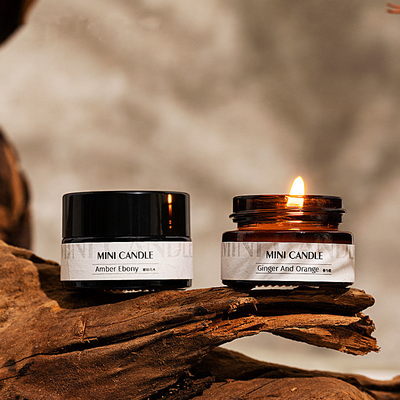 AROMA HOME الصين أفضل سعر للتسوق عيد الميلاد شمع الصويا رائحة العطر عينة 16 قطعة / المجموعة شمعة معطرة صغيرة