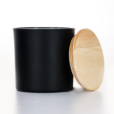 تخصيص OEM الفاخرة كبيرة شمع الصويا الفاخرة الزجاج الروائح العطور Woodwick حامل شمعة معطرة الجرار للمرأة هدية S