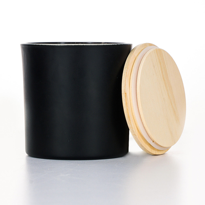 تخصيص OEM الفاخرة كبيرة شمع الصويا الفاخرة الزجاج الروائح العطور Woodwick حامل شمعة معطرة الجرار للمرأة هدية S