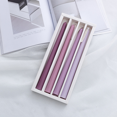 AROMA HOME شموع أعمدة معطرة بألوان مختلفة لحفلات الزفاف والعطلات