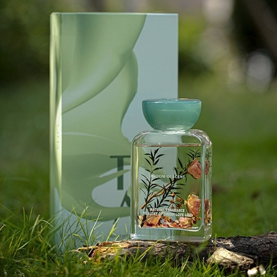140 مللي من الضروري النفط من الراتنج غطاء مجموعة حقيبة العطر الطازج ريد الناشر مع زهرة الورد