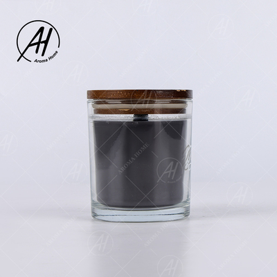 شموع معطرة برائحة الشوكولاتة السوداء مع غطاء وعلبة هدايا