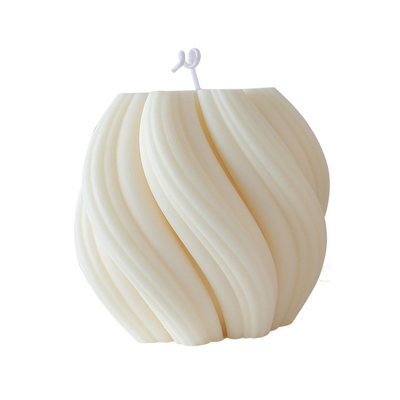 Aroma Home Unique Stock Vortex Shape شمعة معطرة من شمع الصويا لحفلات الزفاف