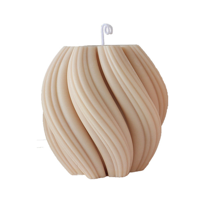 Aroma Home Unique Stock Vortex Shape شمعة معطرة من شمع الصويا لحفلات الزفاف