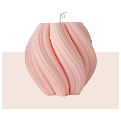 Aroma Home Unique Stock Vortex Shape شمعة معطرة من شمع الصويا لحفلات الزفاف