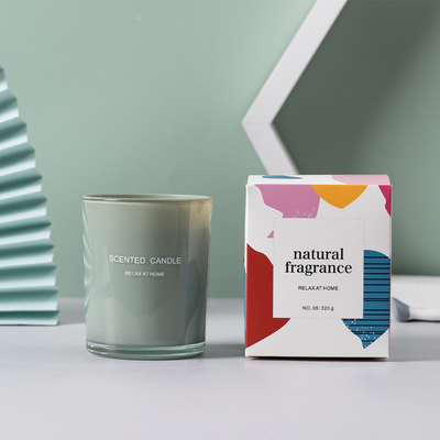 Aroma Home OEM Soy Wax Custom Glass Printing شمعة معطرة