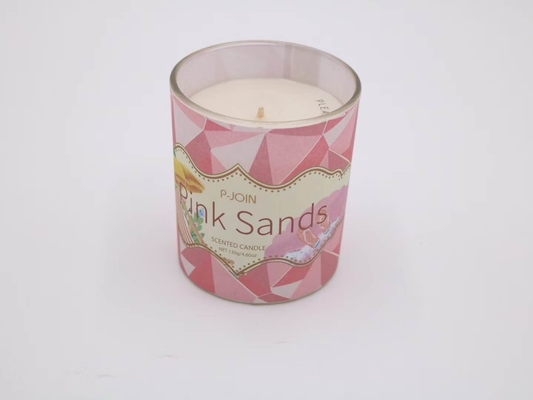Oem White Glass Candle Jars Tea Lights 5 Oz Soy Wax