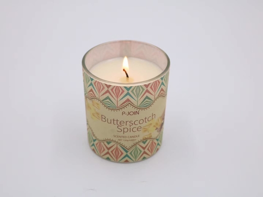 Oem White Glass Candle Jars Tea Lights 5 Oz Soy Wax