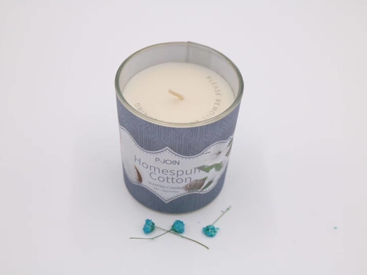 Oem White Glass Candle Jars Tea Lights 5 Oz Soy Wax