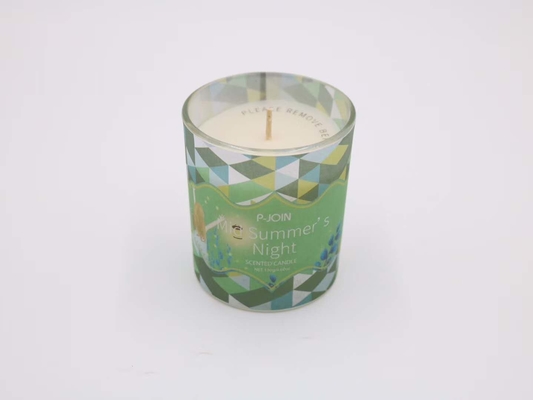 Oem White Glass Candle Jars Tea Lights 5 Oz Soy Wax