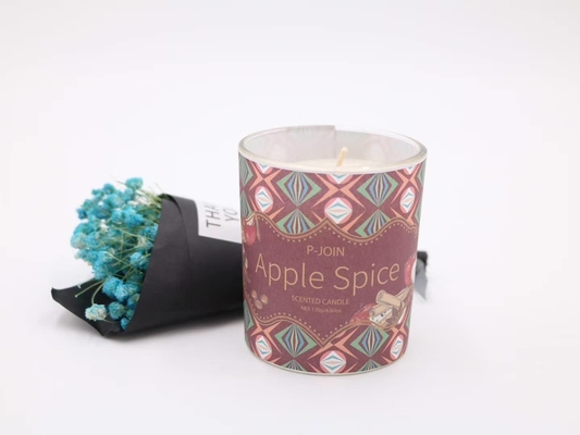 Oem White Glass Candle Jars Tea Lights 5 Oz Soy Wax