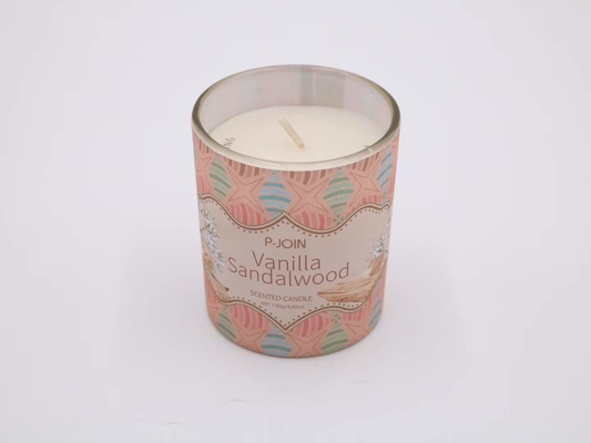 Oem White Glass Candle Jars Tea Lights 5 Oz Soy Wax