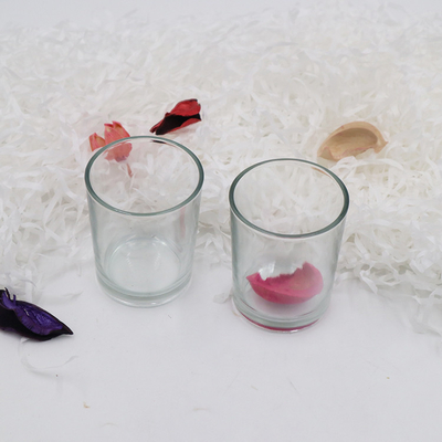 الزجاج الشفاف فارغة Tealight شمعة حامل أكواب الجرار 5.5x6.8