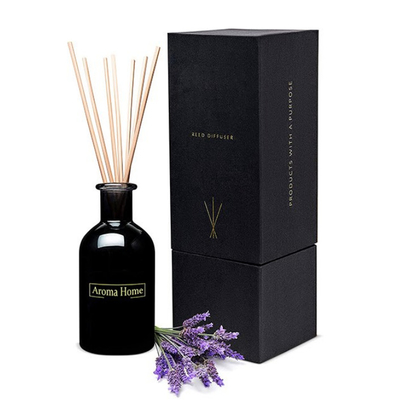 معطر منزلي أسود كبير للغاية سعة 120 مل معطر برائحة الياسمين