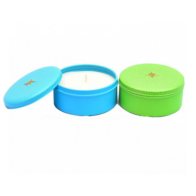 الشموع المعطرة من شمع الصويا المصنوعة من الألومنيوم والمعدن الصغيرة من أجل نذري Tealight 3 أوقية